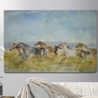 « excitation », peinture sur toile tendue