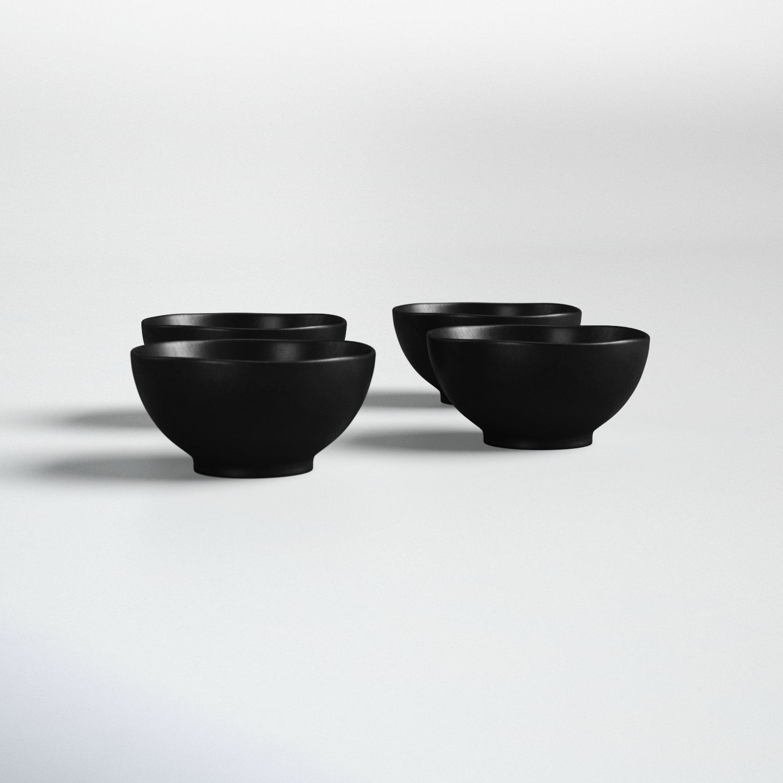 Heirloom Stoneware Rice Bowl, Charcoal