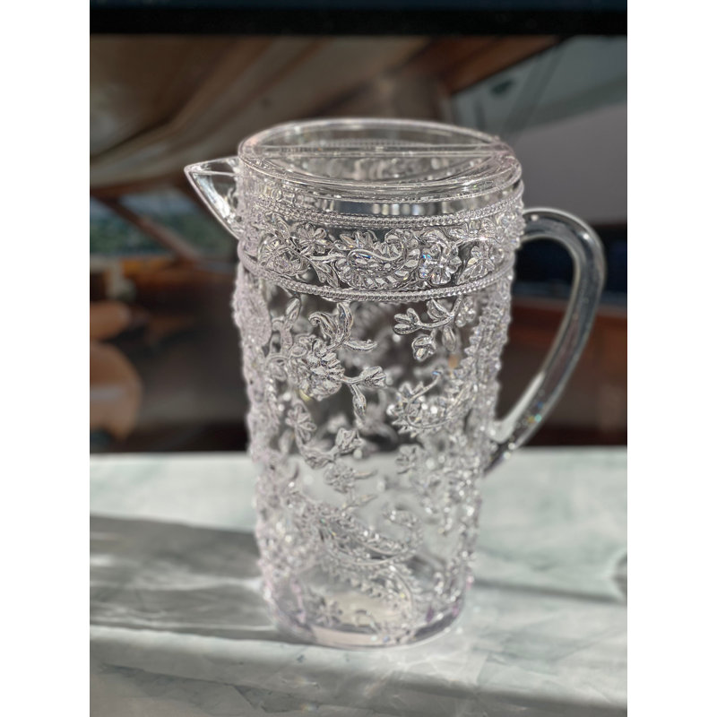 64 oz Talia Paisley Pichet, Clair
