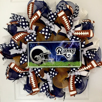Football Wreath Los Angeles Rams