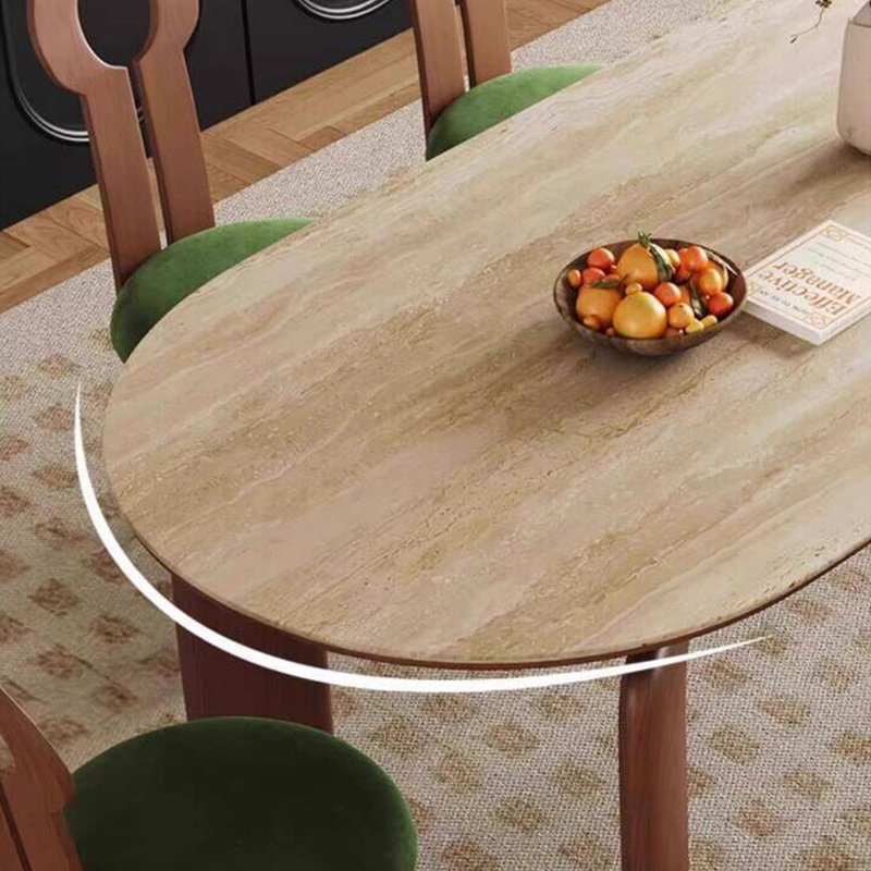 Doogal Solid Wood Base Dining Table, 29.5"H x 55.1"L x 31.4"W