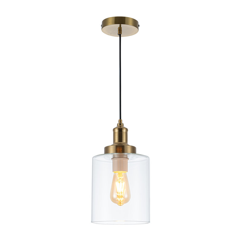 Luminaire suspendu rétro en verre rétro