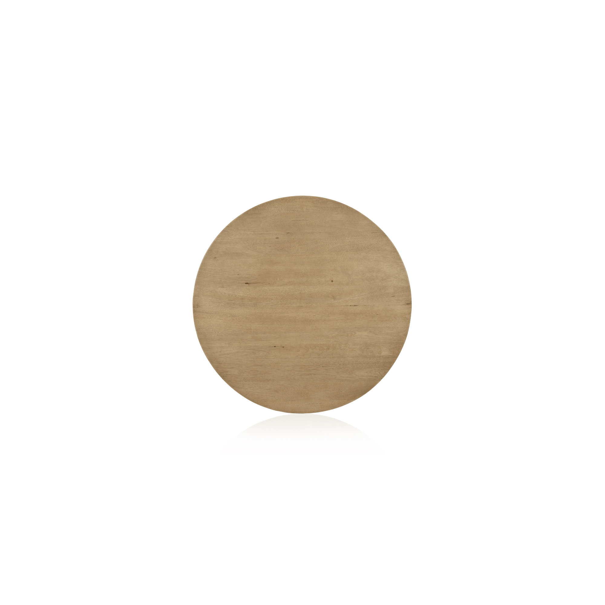 Siham Solid Wood Single Coffee Table, Light Brushed, 16" H x 38" L x 38" W