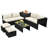 Aleshka 6 - Person Patio Conversation Set with Cushions-874766493-874766492