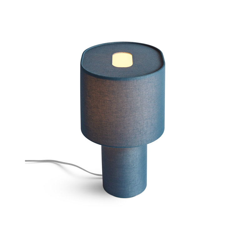 Hilla Table Lamp, 21”H x 18” W x 13” D, Navy