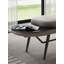 Banc ajustable en cuir et acier au carbone de style luxueux pour chambre et salon