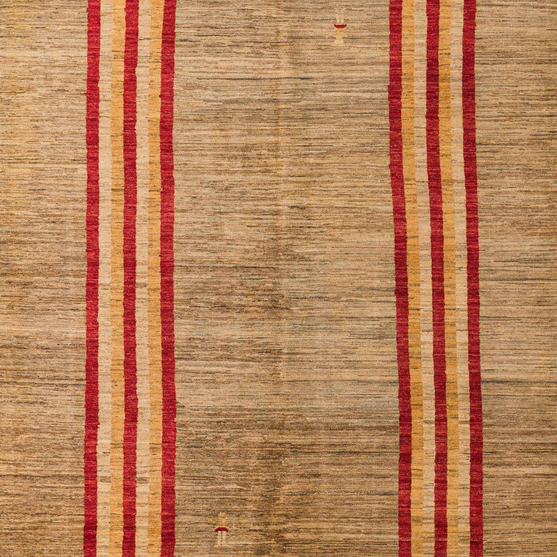 Tapis abstrait moderne 4718, Carré 8 pi