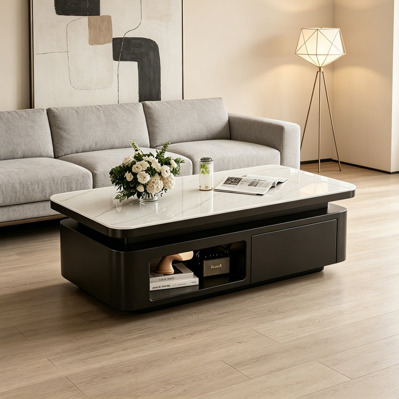 Cantero, Blanc / Gris, H 17,71 po x L 39,37 po x l 19,68 po, Noir