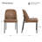 Angelick Dining Chair with Metal Frame-680239901