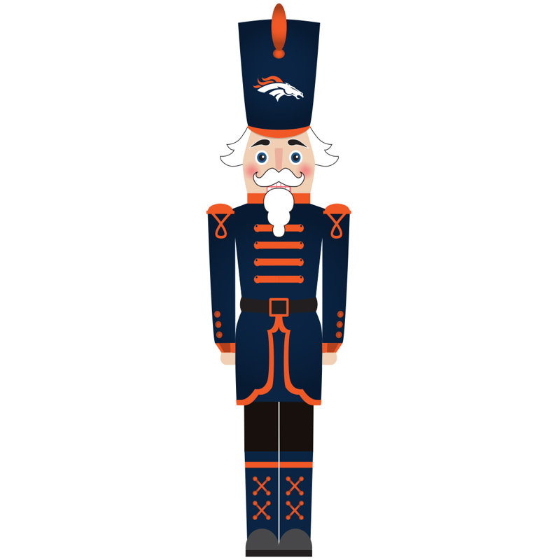 Denver Broncos 46" Nutcracker Leaner