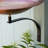 Hammered Solid Copper Birdbath with Wall Mount Bracket