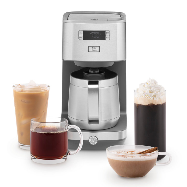 G7CDABSSTSS by GE Appliances - GE 10 Cup Drip Coffee Maker with Single  Serve