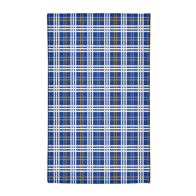 Plaid Indoor Rug, Round 5'