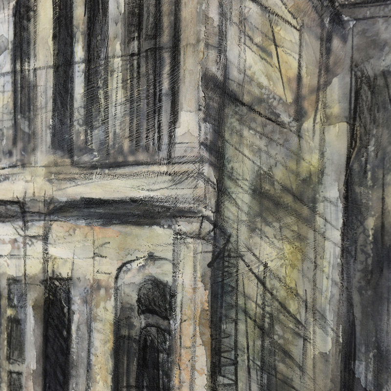 Arch Perspective - Hand Painted Stretched & Framed Canvas Wall Art