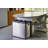 Steel Open Multi-Compartments Trash & Recycling Bin-50122086-50122085