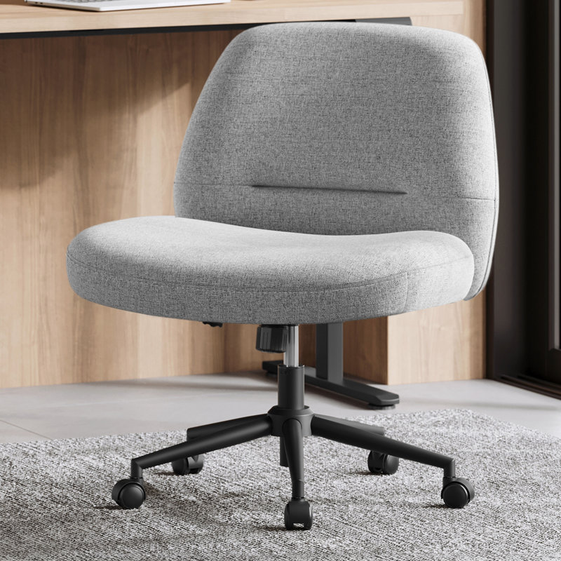 Ruthy Cotton Blend Office Chair, Gray