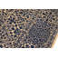 Tapis bleu / beige en laine noué à la main 8 pi x 9 pi 10 po Maart