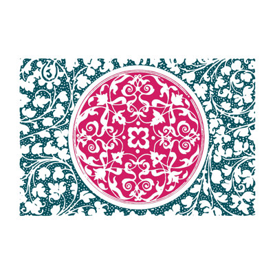 Boho Tapestry Medallion - Wrapped Canvas Art Prints