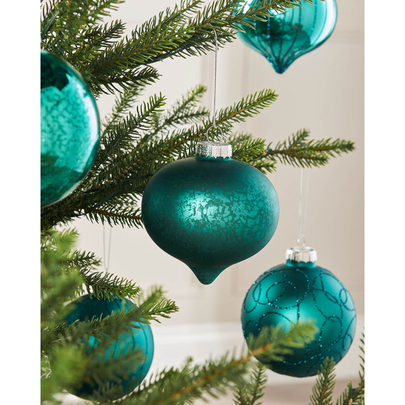 10.8cm Solid Colour Glass Bauble