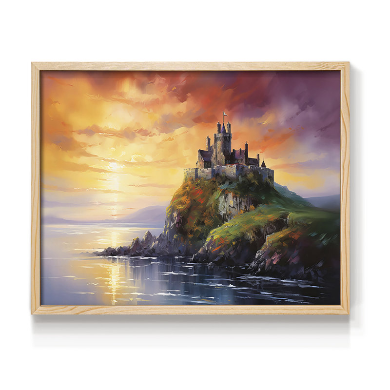 Paysage - XC III - Reproduction encadrée - Restickable, H 8 po x l 10 po, Naturel