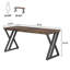 Bureau d'ordinateur robuste, bureau d'écriture simple 55 po