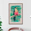 Hello Toucan 1 Piece Single Picture Frame and Floater Frame Painting on Canvas-680986960