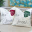 Coussin Let It Snow Christmas - coussin carré en coton 20 po x 20 po-122013904
