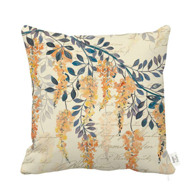 Wisteria Reversible Throw Pillow