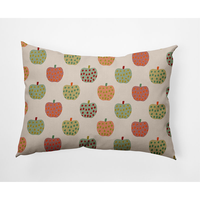 Coussin décoratif pomme, Rouge