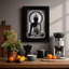 Buddha in Meditation Japandi - Framed Print-644712872-644712874