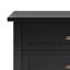 Table de chevet transitionnelle en bois massif avec tiroirs et tablette ouverte Warm Shaker-328047983