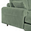 Canapé modulaire moderne en velours côtelé, ensemble de canapé en L convertible en forme de U avec coussin, canapé modulaire surdimensionné avec repose-pieds, convient au salon, au grenier, à un appartement, à 6 sièges vert olive