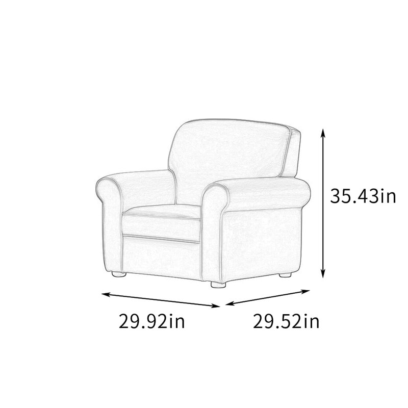 Fauteuil inclinable de loisir Modern Living, Café foncé