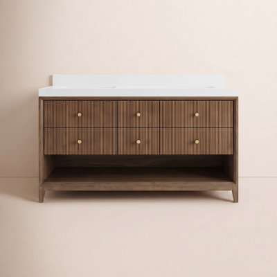 Momo Oak Single Bathroom Vanity