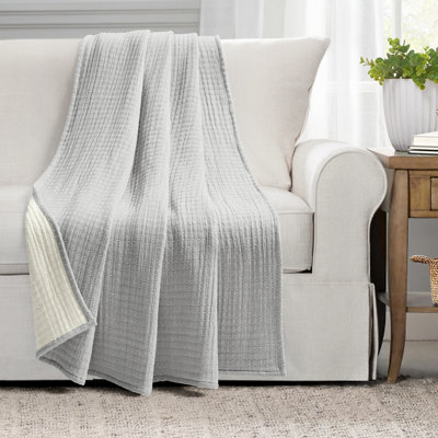 Windcrest Cotton Hand Woven Throw Blanket