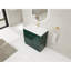 Lavabo de salle de bain autoportant en résine et 2 portes d'armoire à fermeture en douceur (emballage KD)-1503466436-1503466424