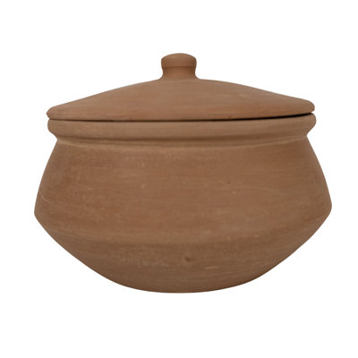 Red Barrel Studio® 2 Quarts Terracotta Soup Pot