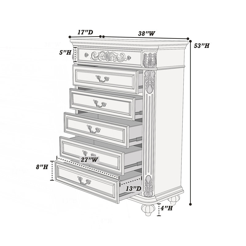 Commode 1 pièce à conception unique