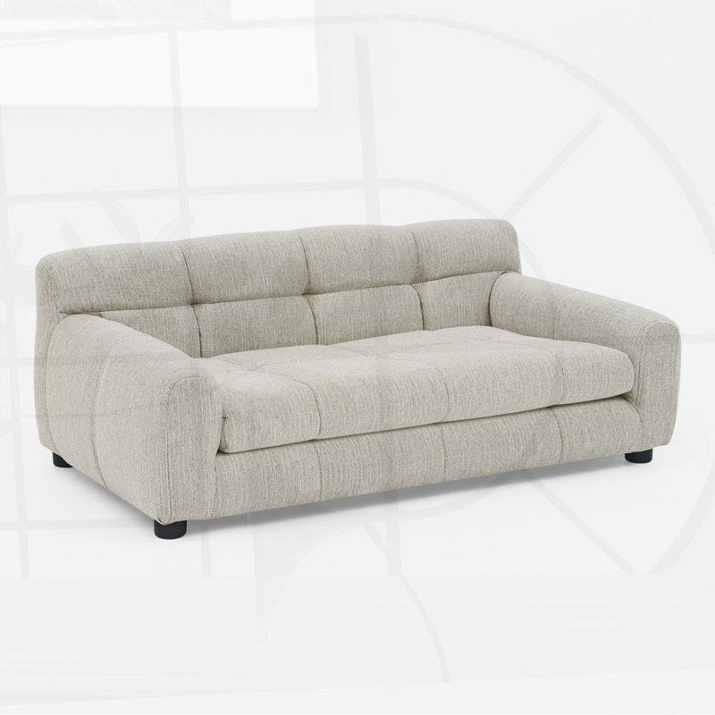 Canapé ergonomique en lin pour grands chiens, Beige