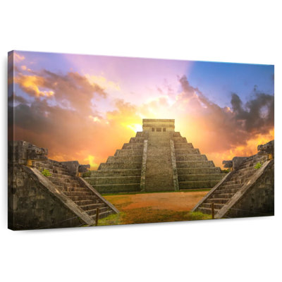 Javetta Sunset In Chichen Itza
