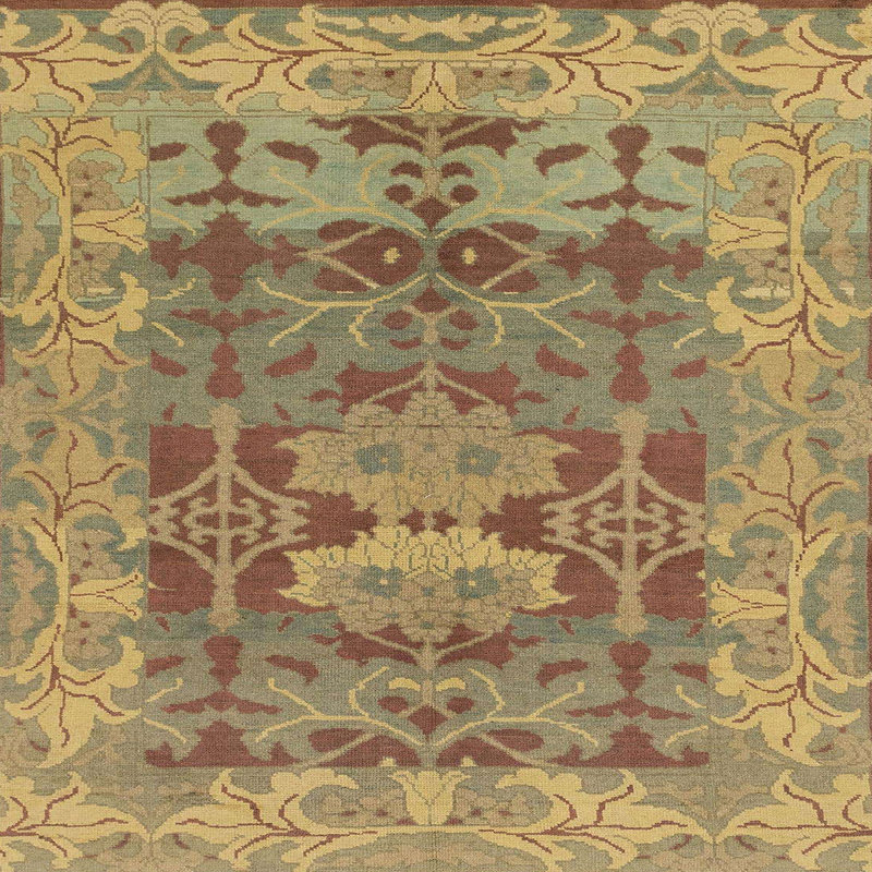 Abstract Indoor Rug, Square 3'