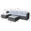 Miami 5 - Person Garden Lounge Set with Cushions-1405966948