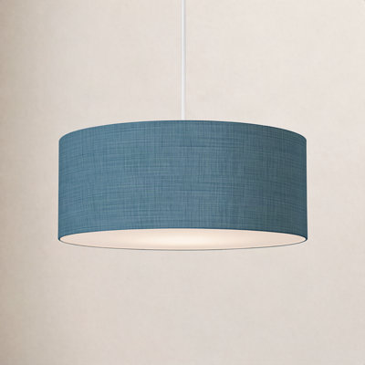 Pendant Kit Stretch Linen Drum Pendant