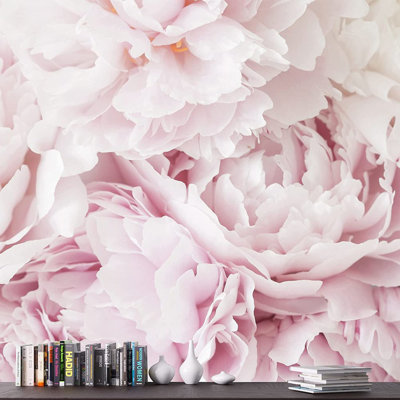Adhésif floral pétales floraux rose