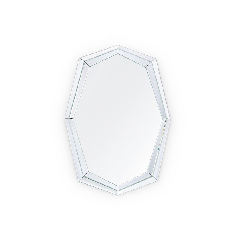 Avery Elongated Glass Mirror, Clear