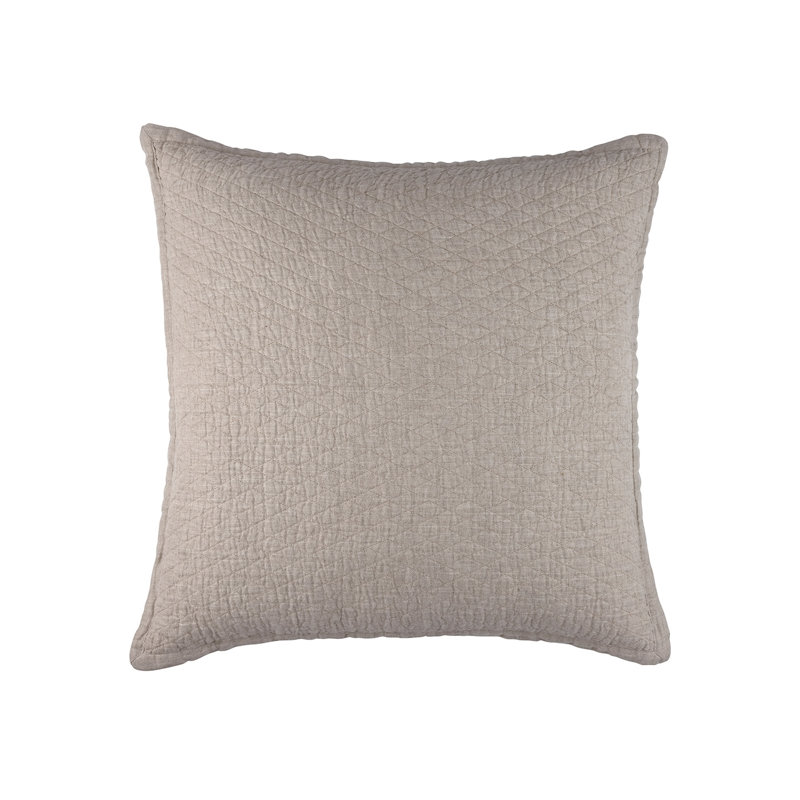 Dawn Luxe Pillow Cover & Insert, European, Natural