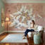 Papier peint rose Cranes-729285678-729285672