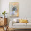 Art mural de style peinture à l'huile encadrée en aluminium doré, 20 po x 28 po-78832492