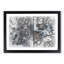 Dividing the Forest in Abstract - Picture Frame Graphic Art Print-55740167-55740163