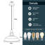 1 - Light Single Pendant-317085351-317085356